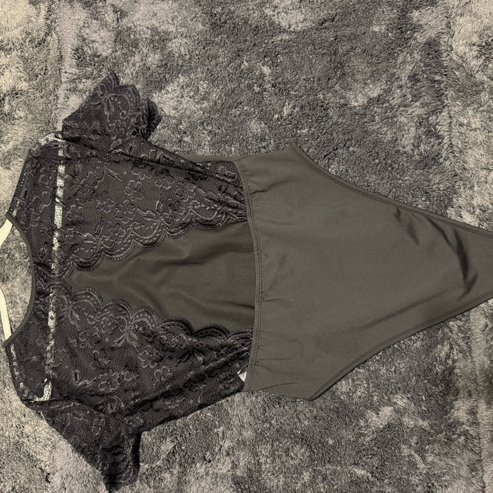 Black Lace Bodysuit